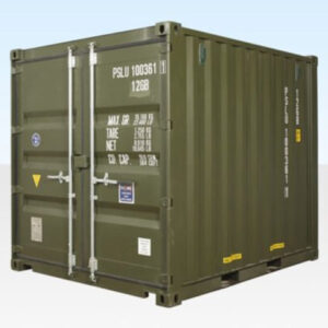 10Ft X 8Ft Shipping Container (One Trip) – Green