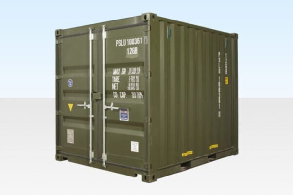 10Ft X 8Ft Shipping Container (One Trip) – Green