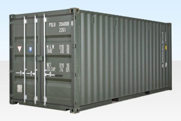 20Ft Shipping Container (One Trip) – Dark Green