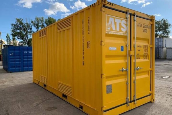 30ft x 8ft Shipping Container (One Trip) – Yellow